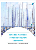 Cover image of Baltic Sea Marinas as Sustainable Tourism Destinations. There are sailboats on the cover.