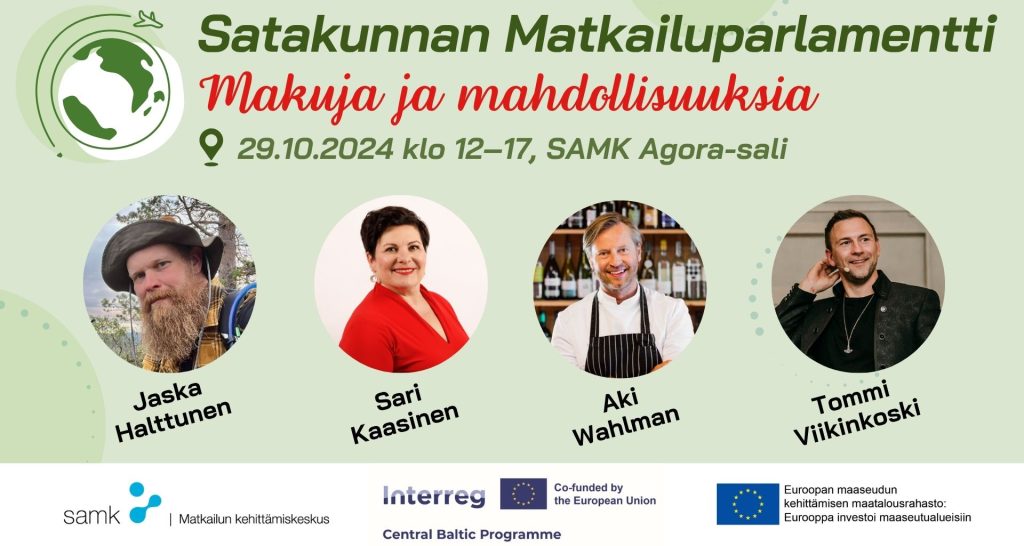 Satakunnan matkailuparlamentti tapahtuman kansikuva.