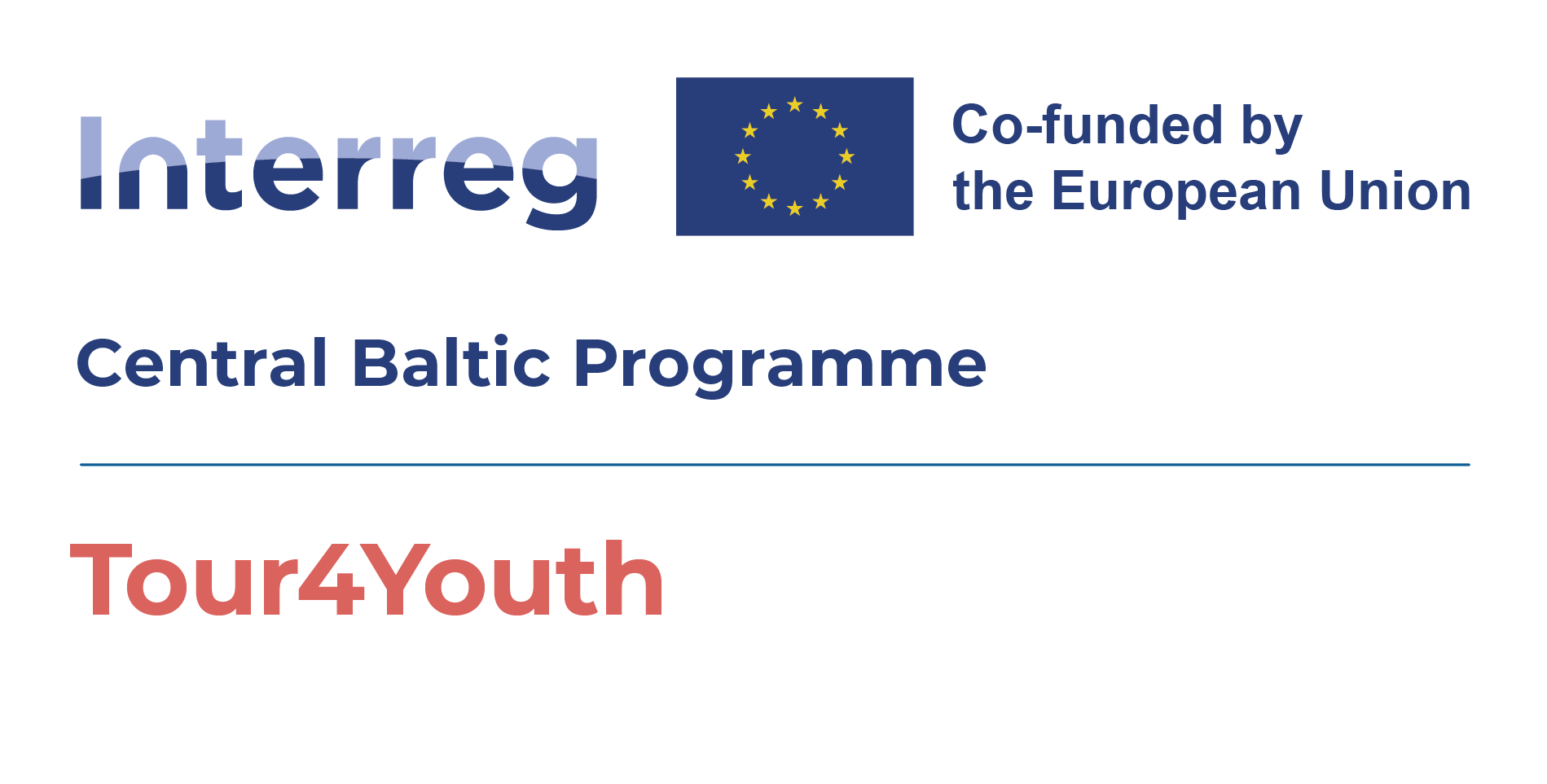 Tour4Youth CMYK PNG Tour4Youth project logo.