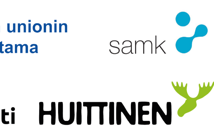 Logorivi: Euroopan uionin osarahoittama, SAMK matkailun kehittämiskeskus, Leader Joutsenten Reitti, Huittinen, Sastamala.